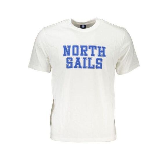 North Sails Bianco Cotton Men Men's T-Shirt